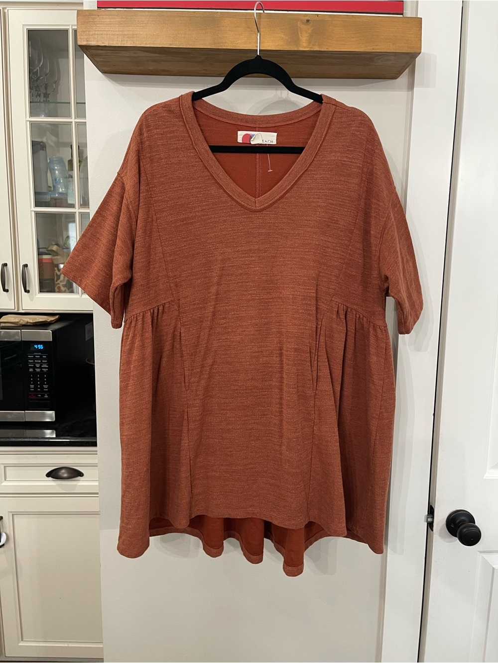 Free People Beach Women Stone Harbor Rust Orange Mini Dress